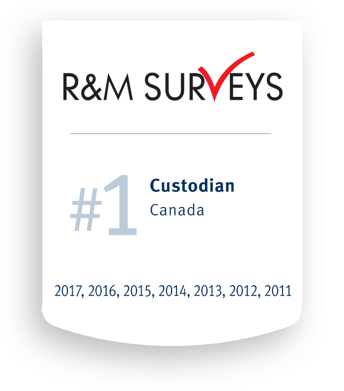 R&M Surveys logo - #1 Custodian Canada 2017, 2016, 2015, 2014, 2013, 2012, 2011